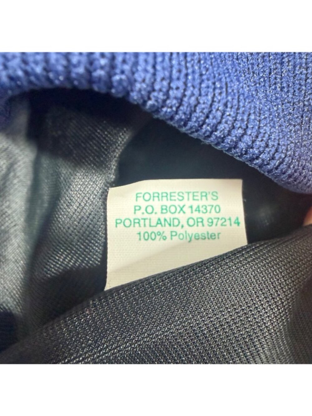 Forrester’s English Turn V-Neck Pullover Windbreaker Jacket Blue Mens M - Picture 6 of 9